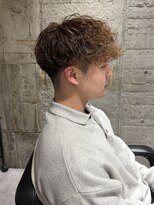 ニアウ 太田店(Niau)&nbsp;MEN’S HAIR/波巻きツイストスパイラル/リバースセンターパート