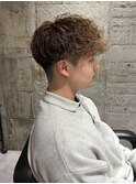 MEN’S HAIR/波巻きツイストスパイラル/リバースセンターパート