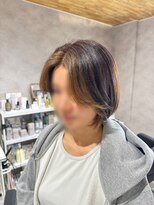 アリュメ 三重鈴鹿店(allum)&nbsp;フェイスフレーミング ハイライト デザインカラー 鈴鹿白子