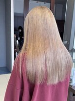 アース コアフュールボーテ 諏訪店(EARTH coiffure beaute)&nbsp;ベージュ_ブロンド_ハイトーン_ダブルカラー_ケアブリーチ
