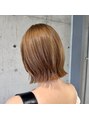 マジコ 下北沢本店(magico)&nbsp;色落ちまで綺麗なベージュカラーレイヤー入れて柔らかく。