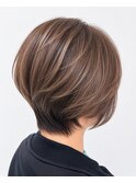 丸みショートボブ