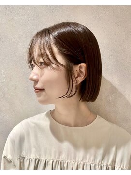フェイス 石川町 (FACE) ボブ×切りっぱなしボブ×大人ボブ×前髪なし×横浜×石川町