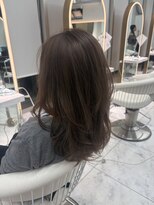 ロンドルピナス 小倉(Lond Lupinus)&nbsp;縮毛矯正/ワンホンレイヤー/ミルクティーブランド/ダークブルー