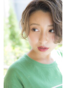 ミエル ヘア 新宿(miel hair) 【mielhair新宿店】シースルー無造作ヘアー