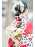 成人式♯玉ねぎヘア