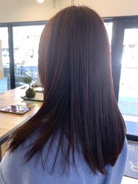 クアトログランシュ 水戸店(QUATRO×GranCieux) ナチュラルツヤストレート