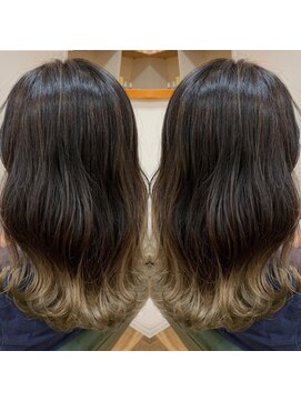 フィー 東川口店(fee) 大人かわい裾グラデーション