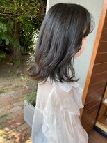 ヘア プロデュース キュオン(hair produce CUEON.) ミディアム×オリーブベージュ