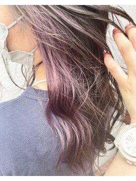 トーク 武庫之荘(TAL'KE) TAL’KE武庫之荘/イヤリングカラーxパープルS2