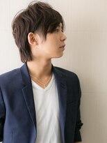 モッズヘア メン 南越谷南口店(mod's hair men) 前髪長めで‥暖色系カラーショートウルフL