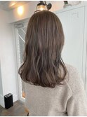 ブリーチなし　まろやかベージュ