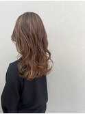 ロングヘア/ハイライト/ベージュ/都島