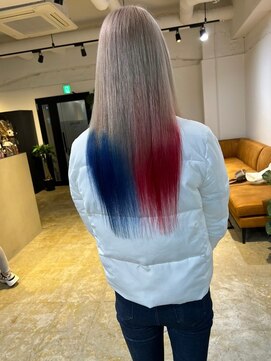 メリー オオサカ(Merly Osaka) イベントを楽しむ!ハーレイ・クインカラー!