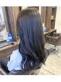 20代30代40代イヤリングカラーヨシンモリブルーブラック透明感