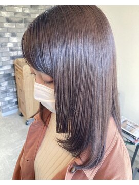 プリームヘアーホワイト(Pleame hair WHITE) ピンクラベンダー☆