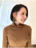 抜きっぱなしオシャレインナーボブ