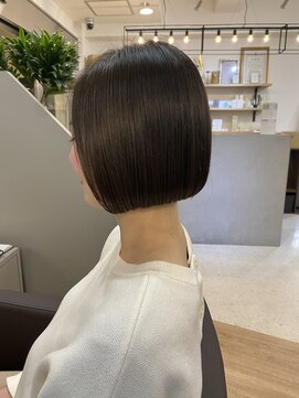 ジエクト ヴィシア(The Ect VIXIA) 髪質改善×黒髪×縮毛矯正×ボブ×艶髪ボブ×着物×艶出し