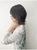 小森谷,黒髪,ボブルフ,ネビージュ,小顔,ウルフマッシュc40