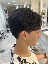 デイジー インデックスヘア 大島店(DAISY index hair)&nbsp;メンズセンターパート癖毛も活かすカット￥4200