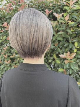 ネオヘアー 曳舟店(NEO Hair) アッシュベージュ/丸みショート