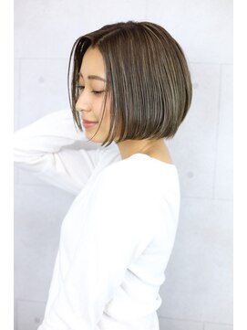 バカンス 八丁堀(BACANCES) 【BACANCES八丁堀】ハイライト＋ボブ　20代30代40代