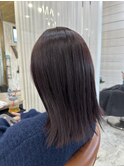 ブリーチなしラベンダーカラー