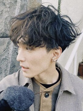 ユニカ バイ ベル 吉祥寺(unica by Belle) unica大人メンズ　黒髪パーマ【吉祥寺/メンズ/メンズパーマ】