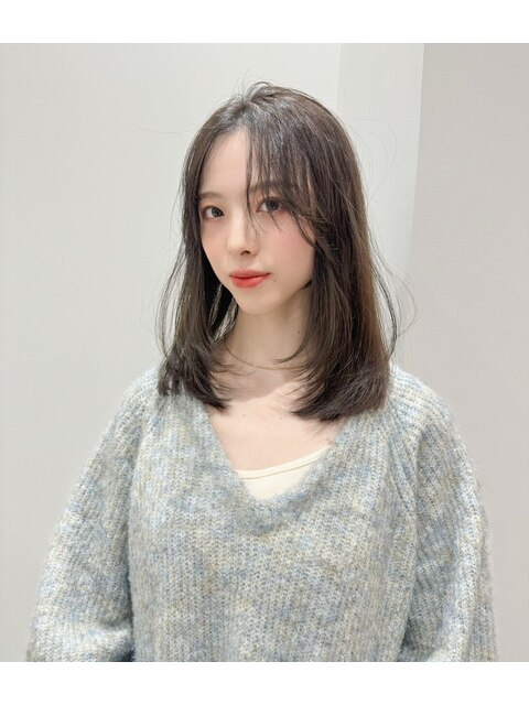 韓国/韓国ヘア/レイヤー/艶/ツヤ/艶髪/髪質改善カラー