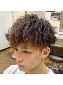 横浜メンズツイストパーマツイストスパイラルパーママッシュ眉毛