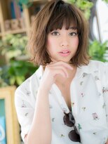 カバーヘア ブリス 上尾西口店(COVER HAIR bliss)&nbsp;大人かわいいバレイヤージュ小顔外ハネボブh3上尾20代30代40代