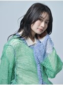 【RAWR】セミディシアカラーワンカール前髪カット小顔カット