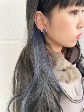 キーゴ 博多(KY-GO.) inner color Blue / インナーカラー