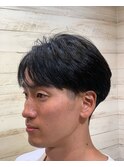 ニュアンスカルマフェザー/各種パーマ/センターパート/10代/20代