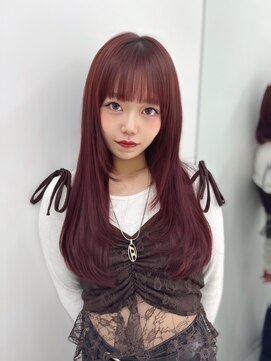 テイス 新宿(TACE) チェリーレッド[ネビージュ/黒髪/小顔/新宿]