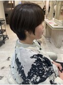 大人可愛い30代40代50代★大人ナチュラルマッシュショートボブ