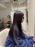 カット+髪質改善カラー+23種類から選べるトリートメント　￥10000