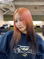 ラヴィズム(LUVISM)&nbsp;ダブルカラーブリーチインナーカラー顔周りレイヤー