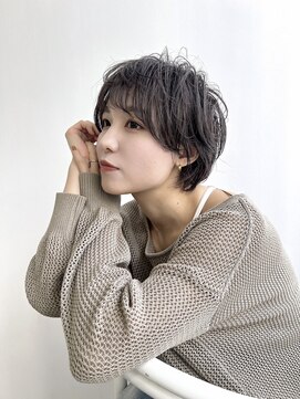 ティーヘア(t.hair) 30代似合わせマッシュショート/透け感バング/似合わせヘアカラー