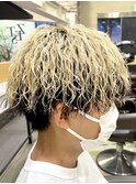 【ブリーチパーマ】men’sツイストスパイラルパーマ鈴木楓竜