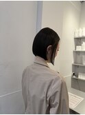 切りっぱなしボブ