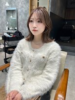 シエテ 津田沼(Siete)&nbsp;ホワイトグレージュ/デジタルパーマ/チェリーブラウン/津田沼