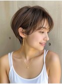 黒髪/ボブルフ/ネビージュ/韓国/ワンレン/仙台/髪質改善/前髪