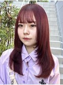 下北沢タッセルボブデザインカラー切りっぱなしボブミディアム◆