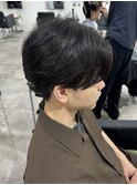 メンズカットパーマセンターパートニュアンスパーマ