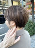 ショートボブスタイル　イノアカラー【坂根】