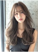 リバースレイヤーパーマ　デザインカラー フェイスフレーミング