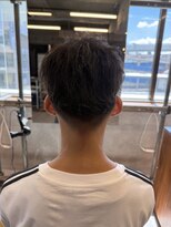 タメ(tame-)&nbsp;サーフカール/フェザーパーマ/ブルーブラック【都賀/メンズ】