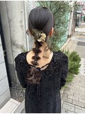 【横浜駅/ヘアセット】タイト編みおろし
