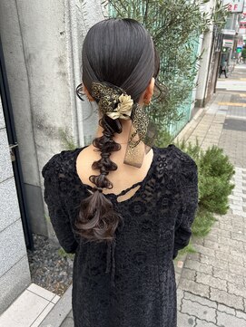 ディティカ ルーク(Dityca luk) 【横浜駅/ヘアセット】タイト編みおろし